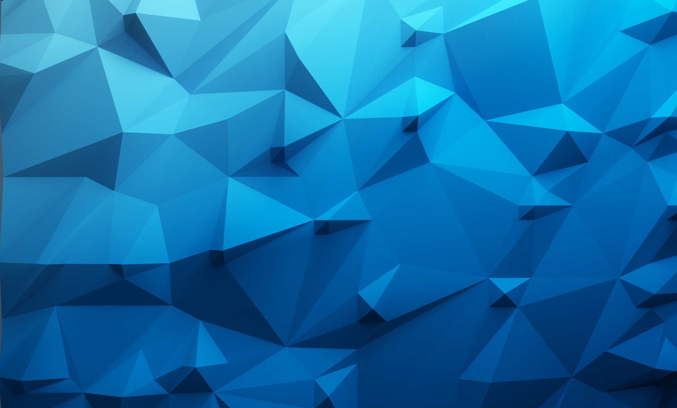 Low poly blue gradient background